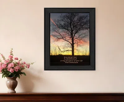 Homezia Passion 3 Black Framed Print Wall Art