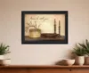 Homezia Peace Be With You 3 Black Framed Print Wall Art