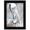 Homezia Pelican 2 Black Framed Print Kitchen Wall Art