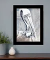 Homezia Pelican 3 Black Framed Print Kitchen Wall Art