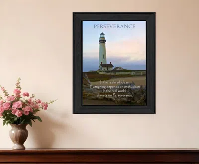 Homezia Perseverance 2 Black Framed Print Wall Art