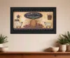 Homezia Primitive And Antiques Shelves Black Framed Print Wall Art