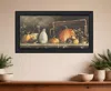 Homezia Pumpkin And Pods Black Framed Print Kitchen Wall Art