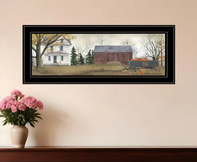 Homezia Pumpkins For Sale 3 Black Framed Print Wall Art