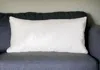 Homezia Quilted Velvet White Lumbar Throw Pillow
