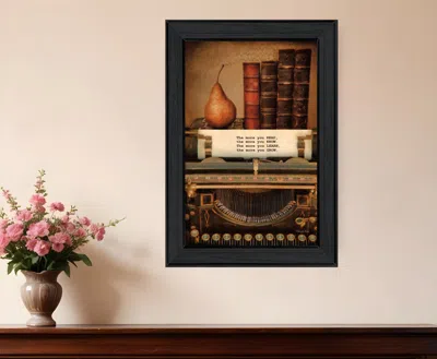 Homezia Read Know Learn Grow 2 Black Framed Print Wall Art