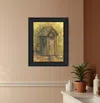 Homezia Reading Room 1 Black Framed Print Wall Art