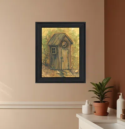 Homezia Reading Room 1 Black Framed Print Wall Art
