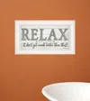 Homezia Relax 3 White Framed Print Bathroom Wall Art