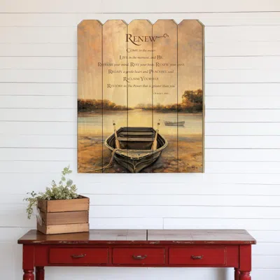 Homezia Renew Unframed Print Wall Art In Brown
