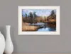 Homezia Riverside 1 White Framed Print Wall Art