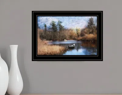 Homezia Riverside 2 Black Framed Print Wall Art