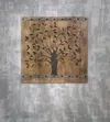 Homezia Rustic Brown Barn Door Tree Of Life Wall Art
