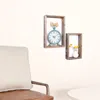 Homezia Rustic Farmhouse Set Of 3 Rectangle Shadow Box Shelves