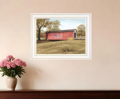 Homezia Sassafras Ridge 1 White Framed Print Wall Art