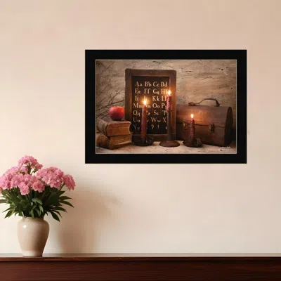 Homezia School Nights 1 Black Framed Print Wall Art