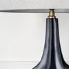 Homezia Sculptural Slate Blue Table Lamp