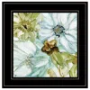 Homezia Sea Glass Garden I 3 Black Framed Print Wall Art
