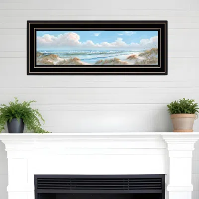 Homezia Seascape I 2 Black Framed Print Wall Art In Multi