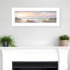 Homezia Seascape Ii 1 White Framed Print Wall Art