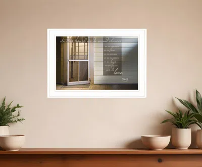 Homezia Second Chances 1 White Framed Print Wall Art