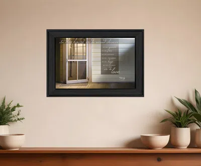 Homezia Second Chances 2 Black Framed Print Wall Art In Multi