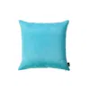 Homezia Set Of 2 Aqua Blue Brushed Twill Decorative Throw Pillow Covers