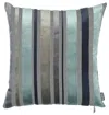 Homezia Set Of 2 Blue Variegated Stripe Decorative Pillow Covers