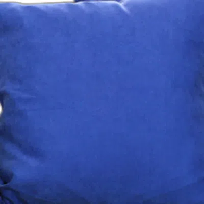 Homezia Set Of 2 Denim Blue Brushed Twill Decorative Throw Pillow Covers