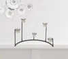 Homezia Set Of Four Black Flameless Votive Candle Holder