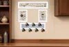 Homezia Set Of Four Kitchen Collection Iv With Seven Peg Mug Rack 4 White Framed Print Kitchen Wall Art