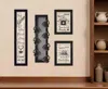 Homezia Set Of Four Kitchen Collection Vii With Seven Peg Mug Rack 3 Black Framed Print Kitchen Wall Art