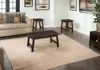 Homezia Set Of Three 36" Espresso Coffee Table