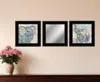 Homezia Set Of Three Elephant I And Ii 3 Black Framed Print Wall Art