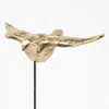 Homezia Set Of Three Gold Bird Sculptures