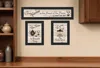 Homezia Set Of Three Kitchen Black Framed Prints Kitchen Wall Art