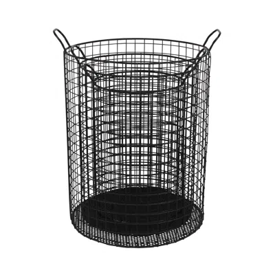 Homezia Set Of Three Metal Wire Storage Baskets