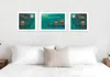 Homezia Set Of Three Owls Ii White Framed Print Wall Art