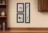 Homezia Set Of Three The Kitchen Collection Ii 2 Black Framed Print Kitchen Wall Art