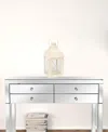Homezia Set Of Three White Flameless Floor Lantern Candle Holder