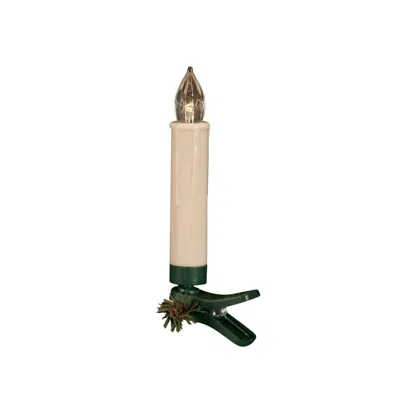 Homezia Set Of Twentyfour Off White Flameless Christmas Taper Candle