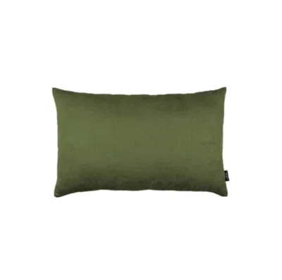 Homezia Set Of Two 12" X 20" Fern Green Polyester Zippered Pillow Cover