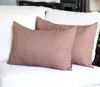 Homezia Set Of Two 12" X 20" Light Pink Throw Pillow Covers