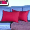 Homezia Set Of Two 12" X 20" Pink Polyester Zippered Pillow Cover