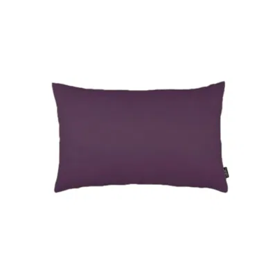 Homezia Set Of Two 12" X 20" Purple Polyester Zippered Pillow Cover