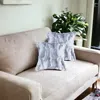 Homezia Set Of Two 18" Grey Rabbit Natural Fur Throw Pillows