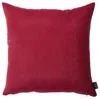 Homezia Set Of Two 18" X 18" Red Polyester Zippered Pillow Cover