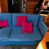 Homezia Set Of Two 22" X 22" Pink Polyester Zippered Pillow Cover
