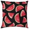 Homezia Set Of Two 22" X 22" Red Indoor Outdoor Throw Pillow Cover & Insert