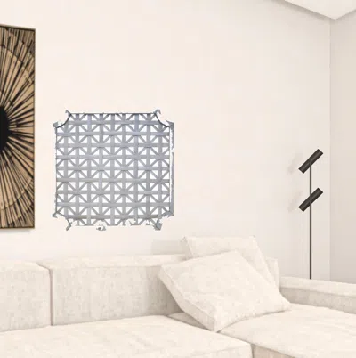 Homezia Set Of Two 27" X 1" Gray Solid Wood Wall Decor